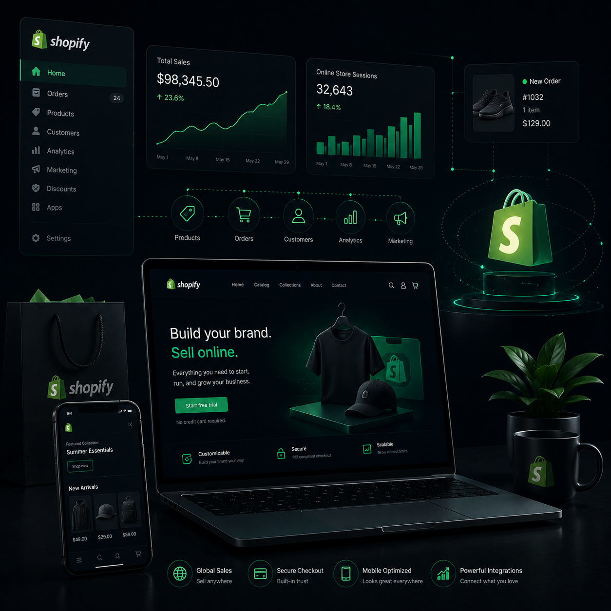 Shopify development in Lebanon — WebVue builds custom Shopify stores for Lebanese entrepreneurs and brands