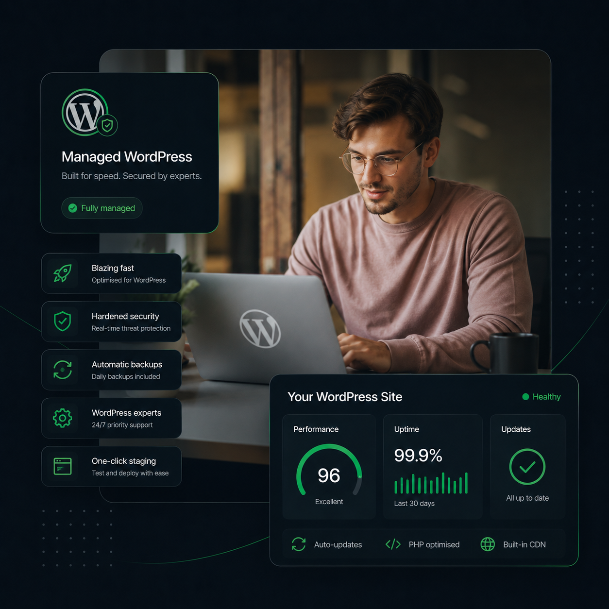 Best WordPress developers in Lebanon — WebVue builds custom WordPress websites and WooCommerce stores for Lebanese businesses from Jdeideh, Beirut